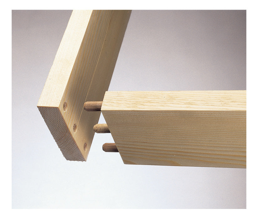 Holzdübel geriffelt 10x40 mm (30 Stück)