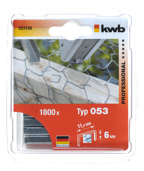 Heftklammern 11,4x14 mm (5000 Stück) Typ 53