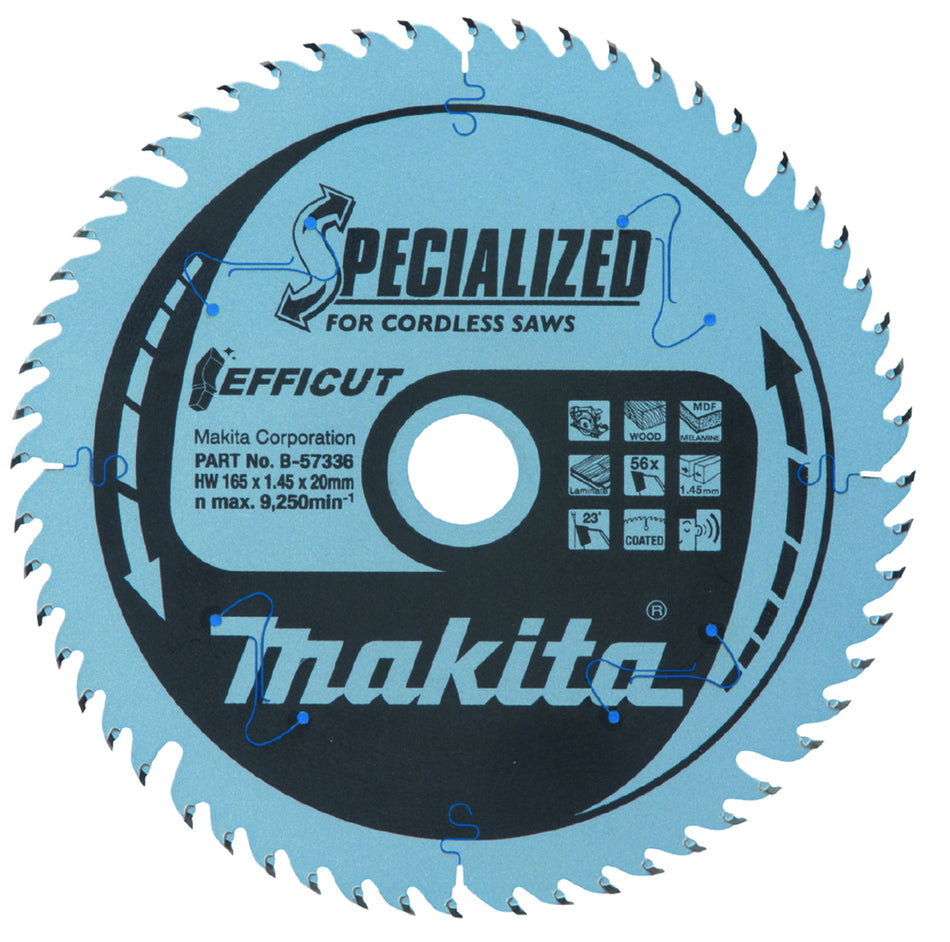 Makita Sägeblatt Specialized Ø165x20 mm 56 Z