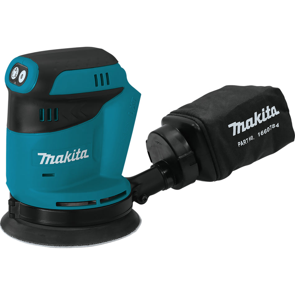Makita Akku-Exzenterschleifer 18,0 V ohne Akku und Ladegerät