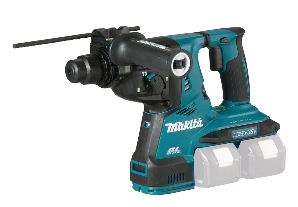 Makita Akku-Bohrhammer für SDS-PLUS 2x18 V ohne Akku und Ladegerät, im MAKPAC DHR280ZJ
