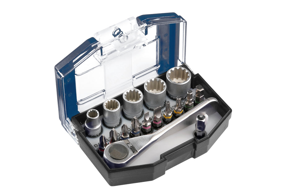 KWB Bit-Box 17 tlg. mit Gürtelclip