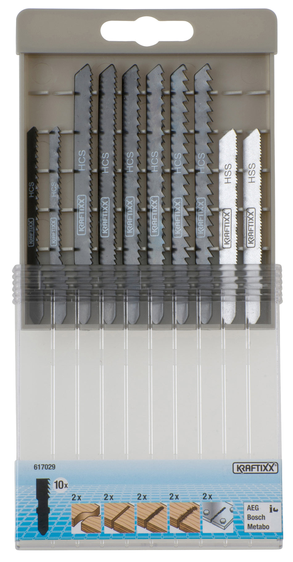 KWB Sägeblatt Box 10 tlg. S30 Jigger