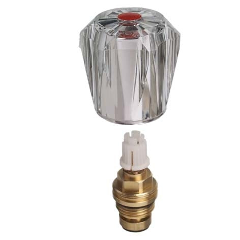 Conmetall Meister Ventiloberteil Acryl,Elt, 1/2