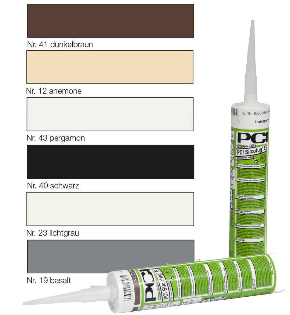 PCI Elastischer Dichtstoff 310ml Kartusche Silcofug E