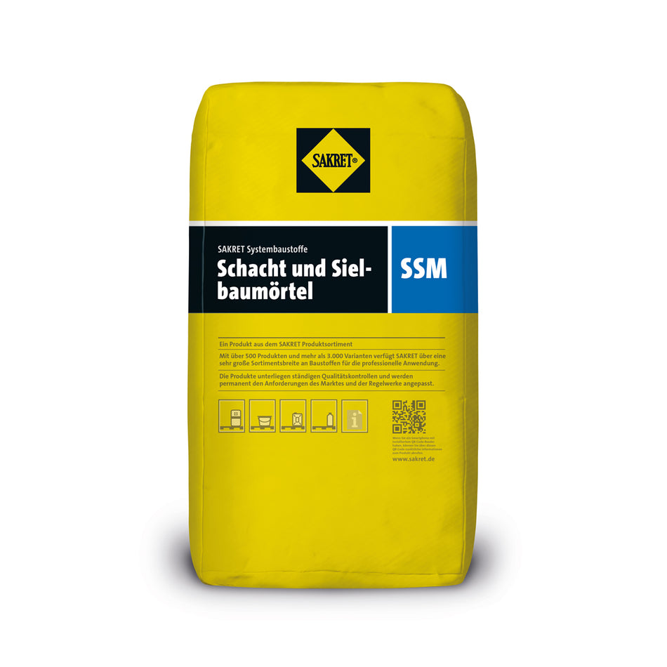 Schacht- und Sielbaumörtel SSM 30kg