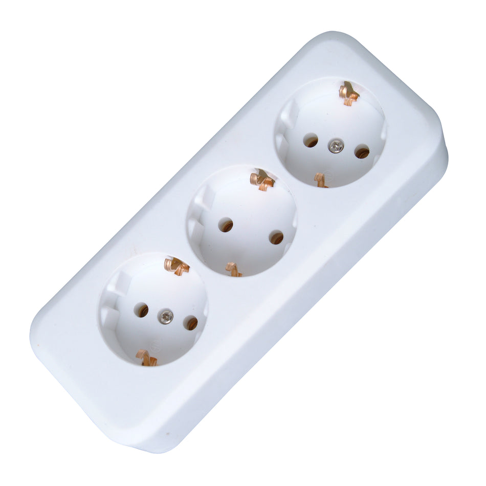Kopp Steckdosenleiste 3-fach ohne Zuleitung