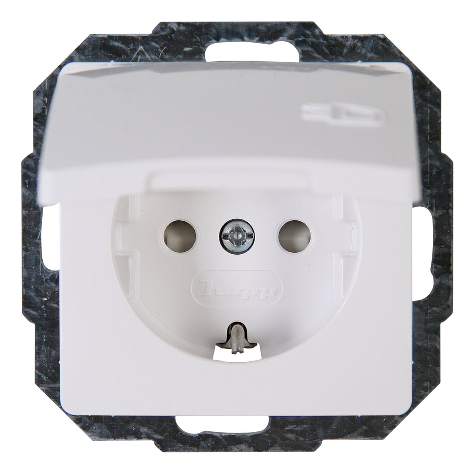 Kopp Steckdosemit Deckel Paris