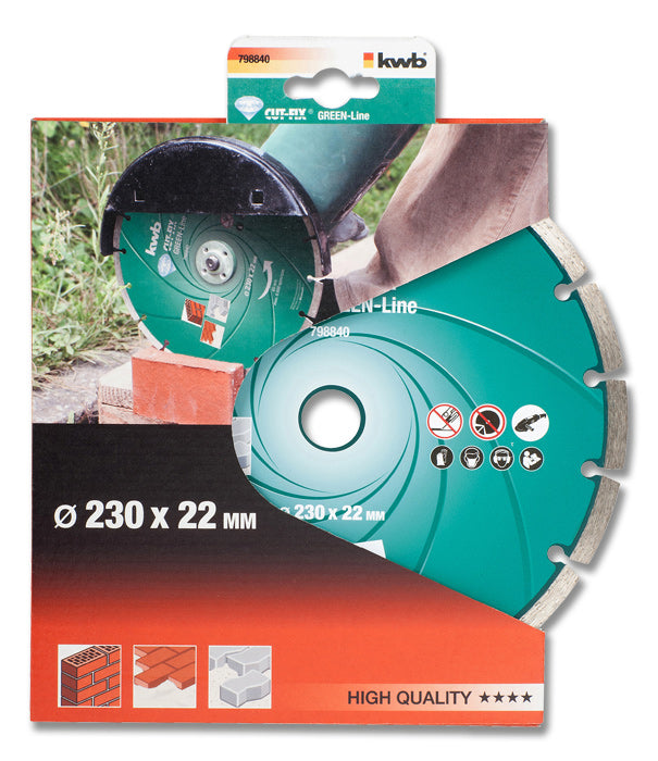 KWB Diamant-Trennscheibe 230mm Green Line