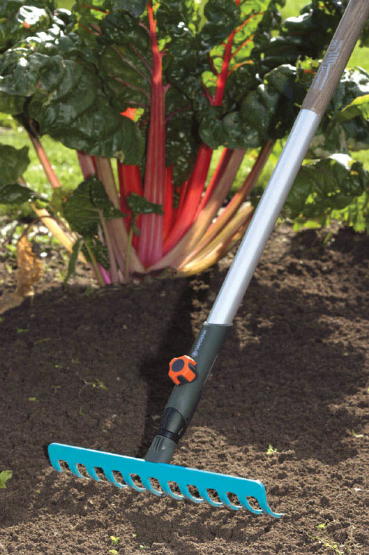 Gardena Rechen 12 Zinken 30 cm breit Combisystem