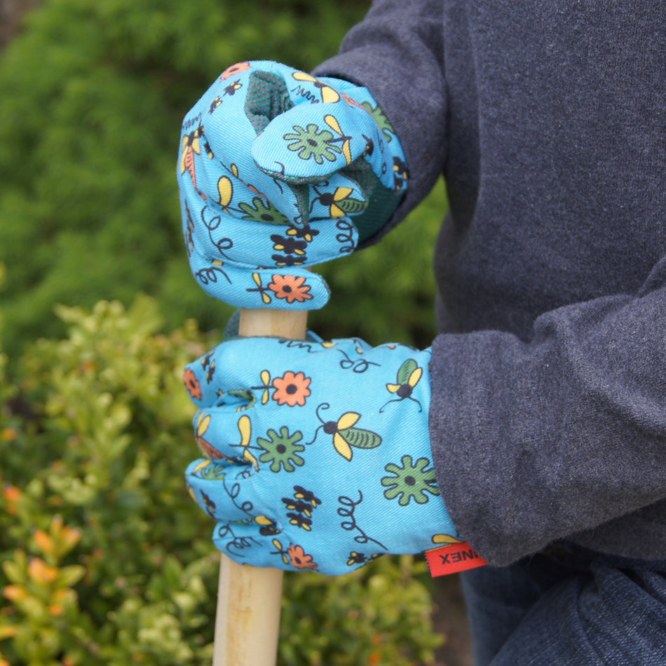 Connex Handschuhe Blümchen für Kinder Gr.5