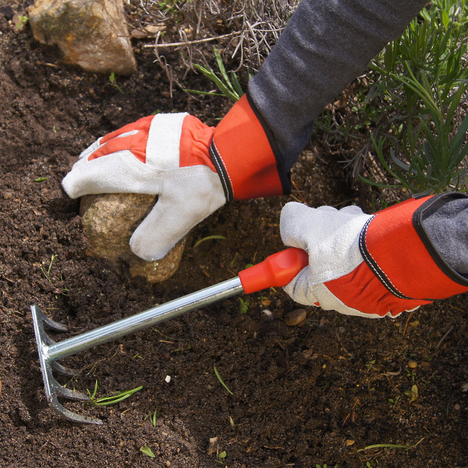 Handschuhe Leder Gr. 6