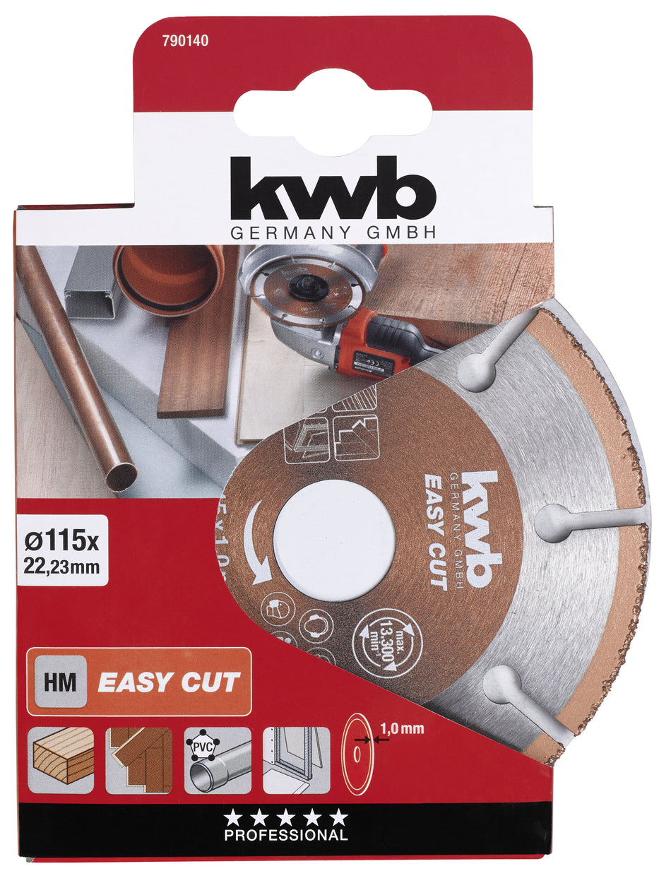 KWB Trennscheibe HM Ø115mm Easy Cut