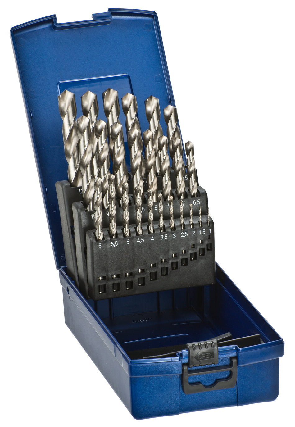 KWB Bohrerkassette Ø1-13 mm 25-tlg. HSS-G