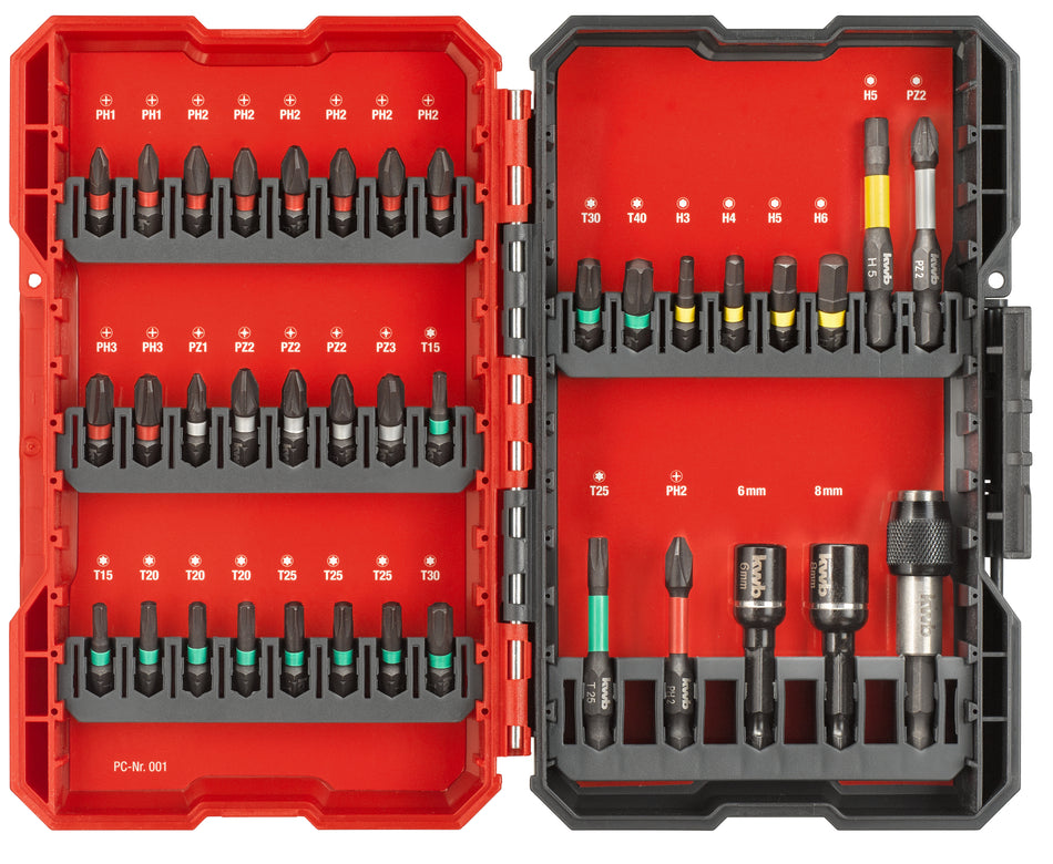 KWB Bit L-Box 37 tlg. Impact