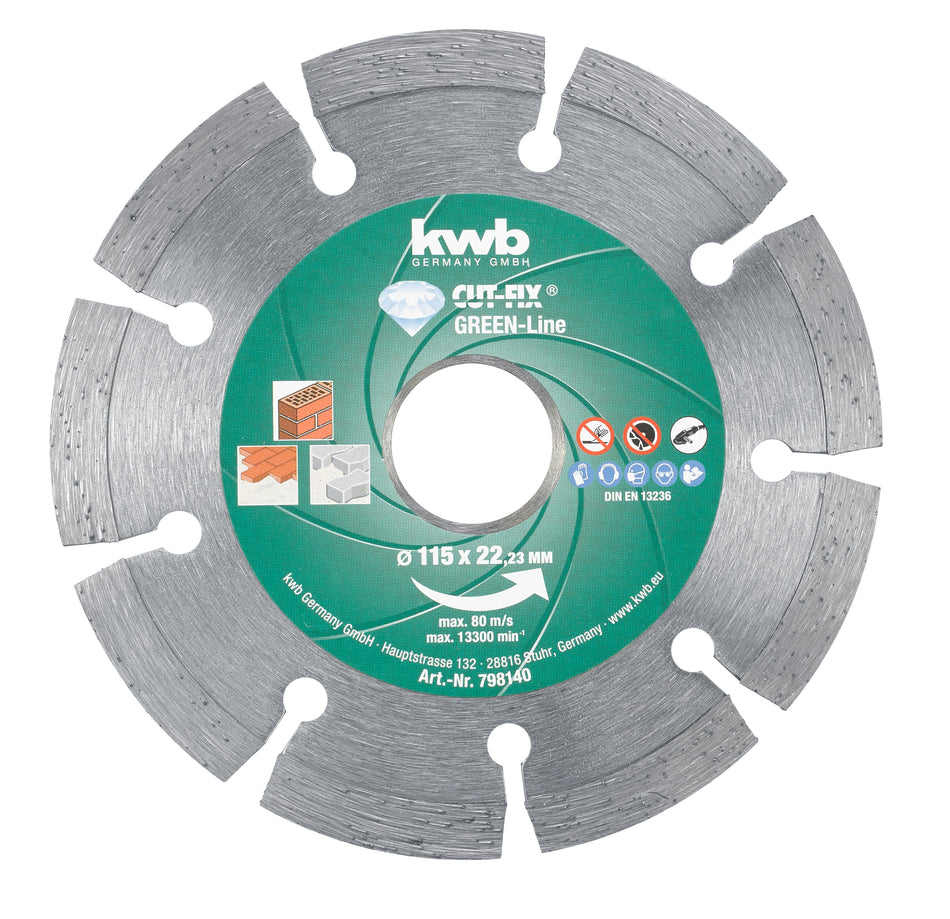 KWB Diamant-Trennscheibe 115mm Green Line