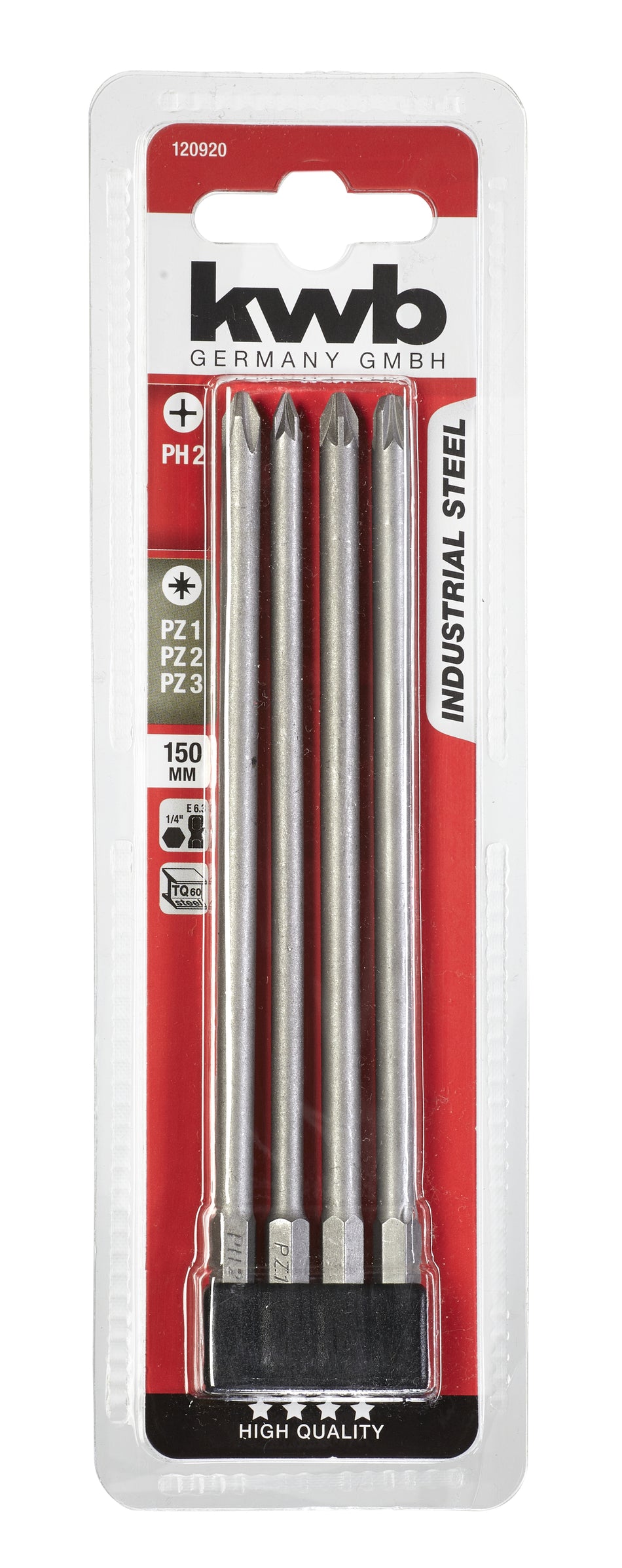 Bitset PZ/PH 150mm 4-tlg