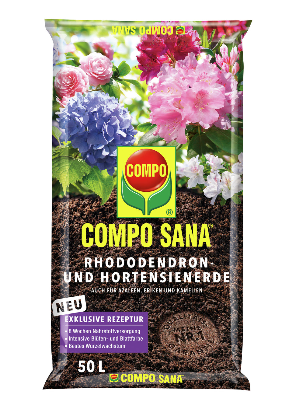 Compo Rhodo- und Hortensienerde 50l SANA