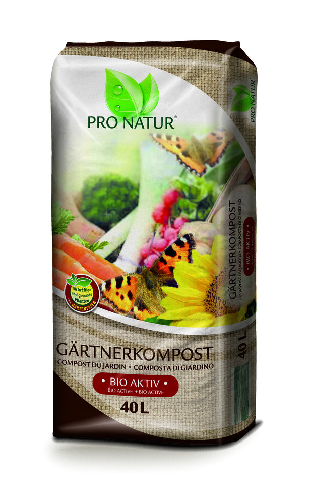 Pro Natur Gärtnerkompost 40l mit Gartenfaser