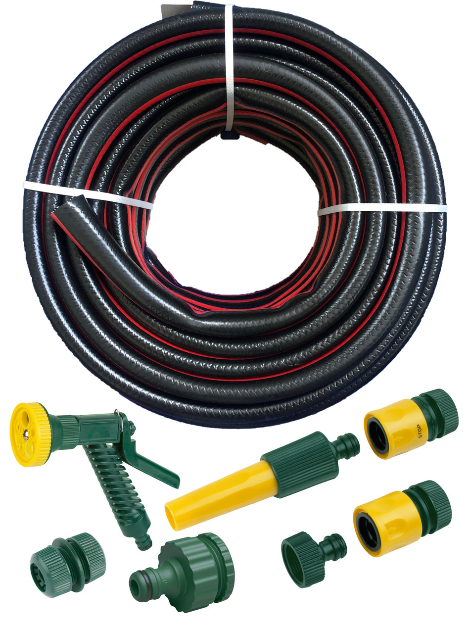 Conmetall Meister Gartenschlauch 3/4 20m mit Zubehör 8.tlg.