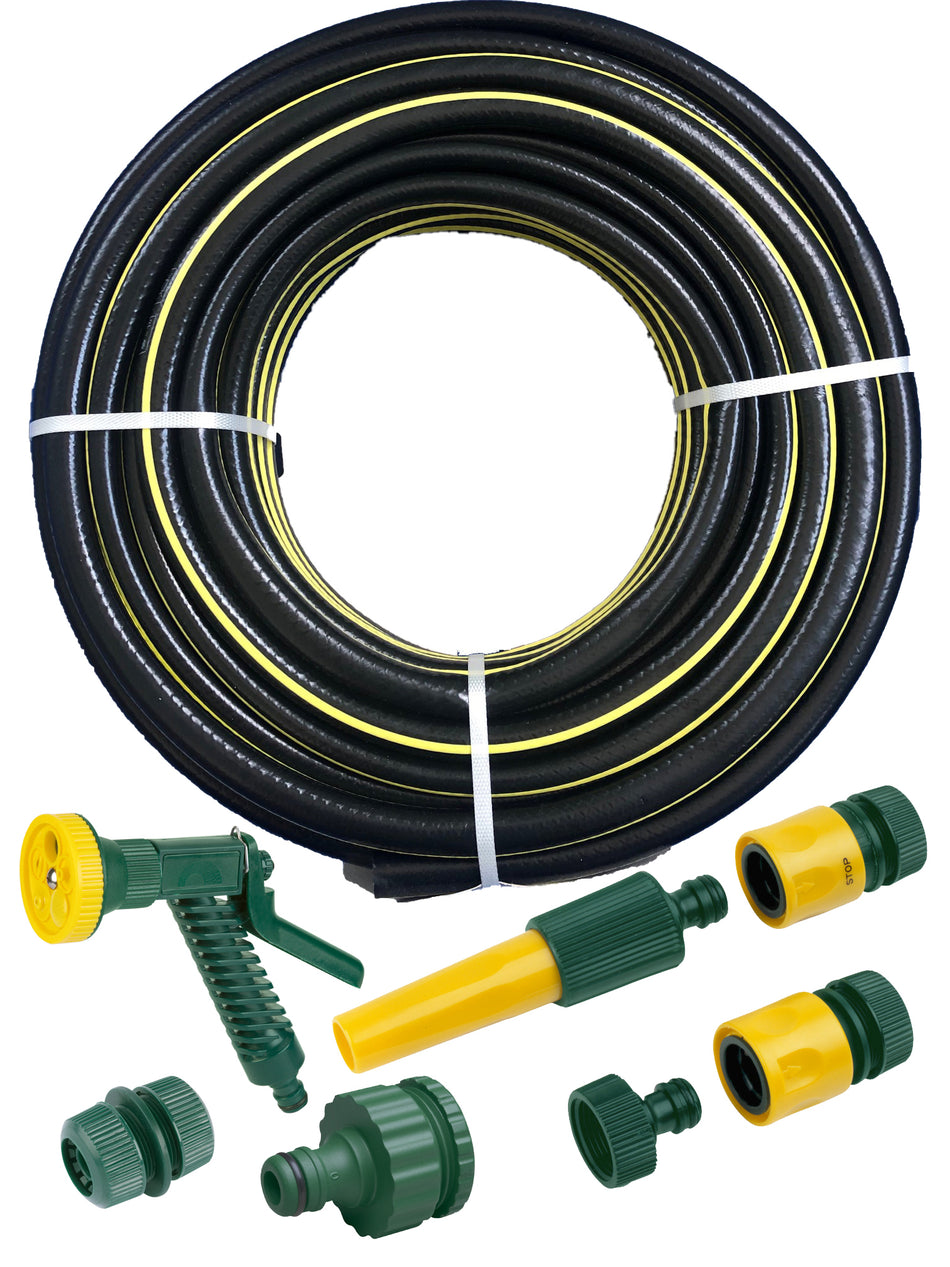 Conmetall Meister Gartenschlauch 1/2 20m mit Zubehör 8.tlg.