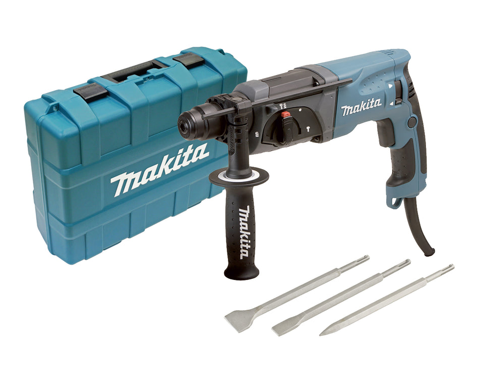 Makita Bohrhammer für SDS-PlUS im Koffer mit Meißelset