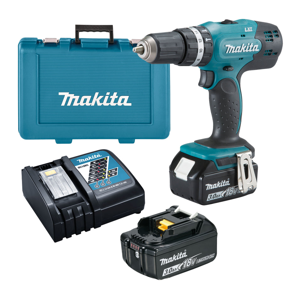 Makita Akku-Schlagbohrschrauber 18 V mit Akku und Koffer