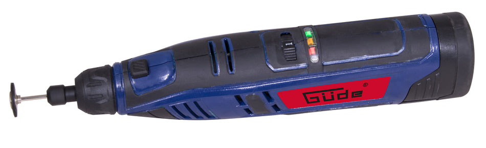 Güde High-Speed-Schleifer 12 V/1,3 Ah mit Zubehörset 45-tlg. HSS12-131-04B