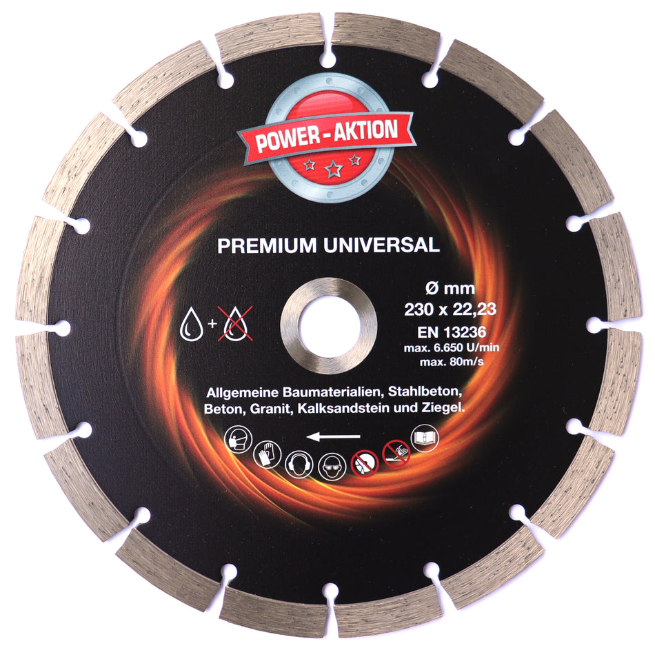 Diamant-Trennscheibe Ø230x22mm (5 Stück) Premium