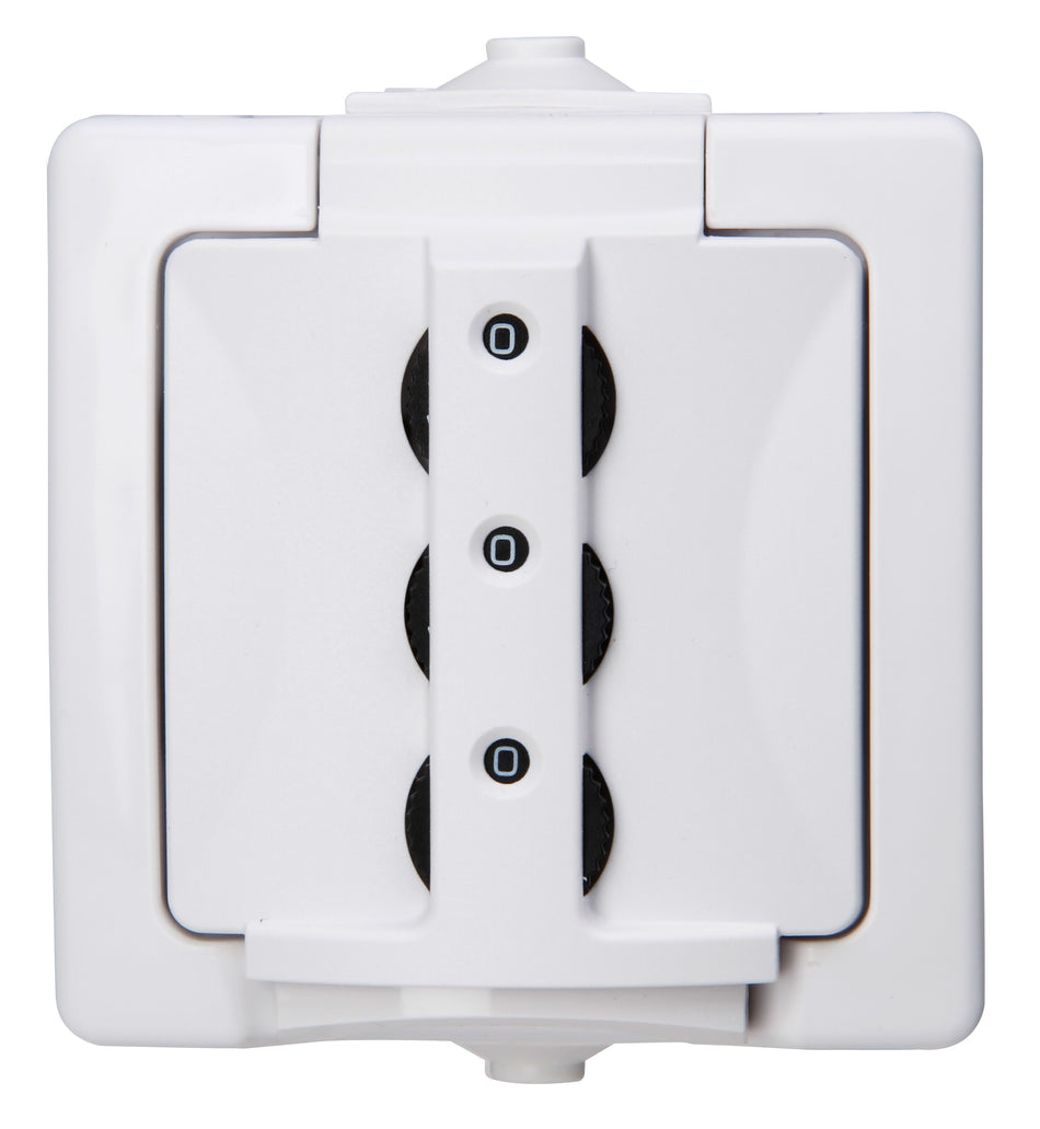 Kopp Schuko-Steckdose mit Zahlenschloss Feuchtraum IP44 16A 250V~ Nautic