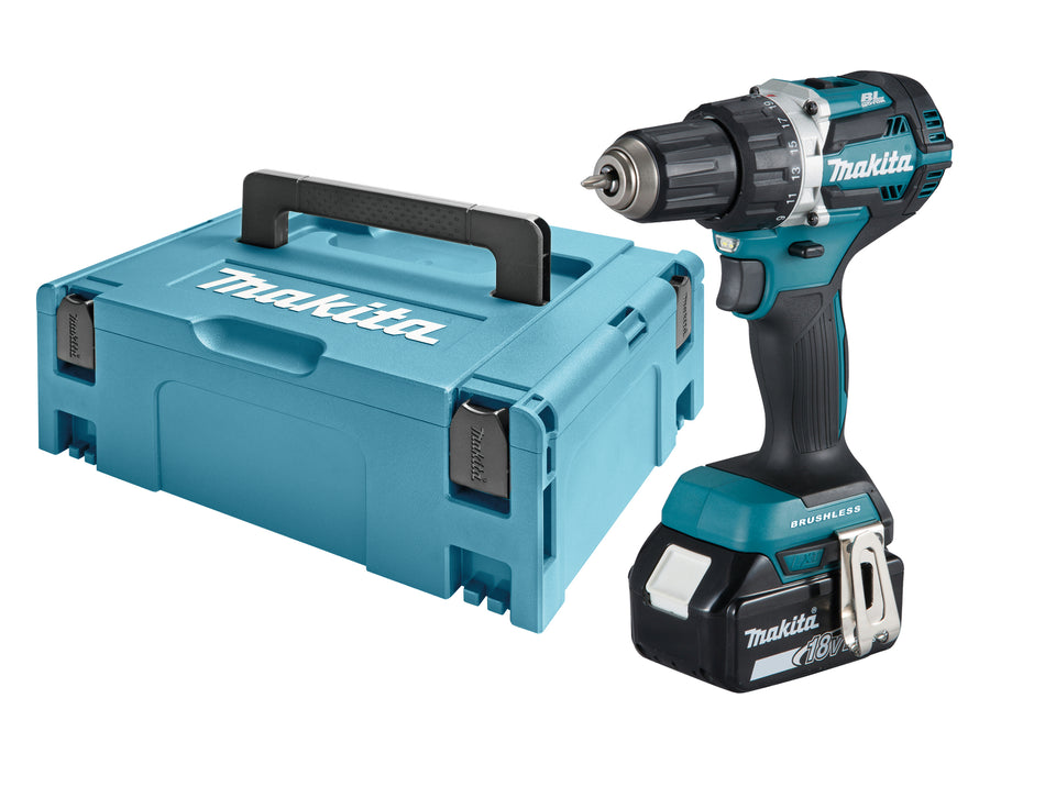 Akku-Bohrschrauber 18 V mit 3 Ah Akku im Makpac