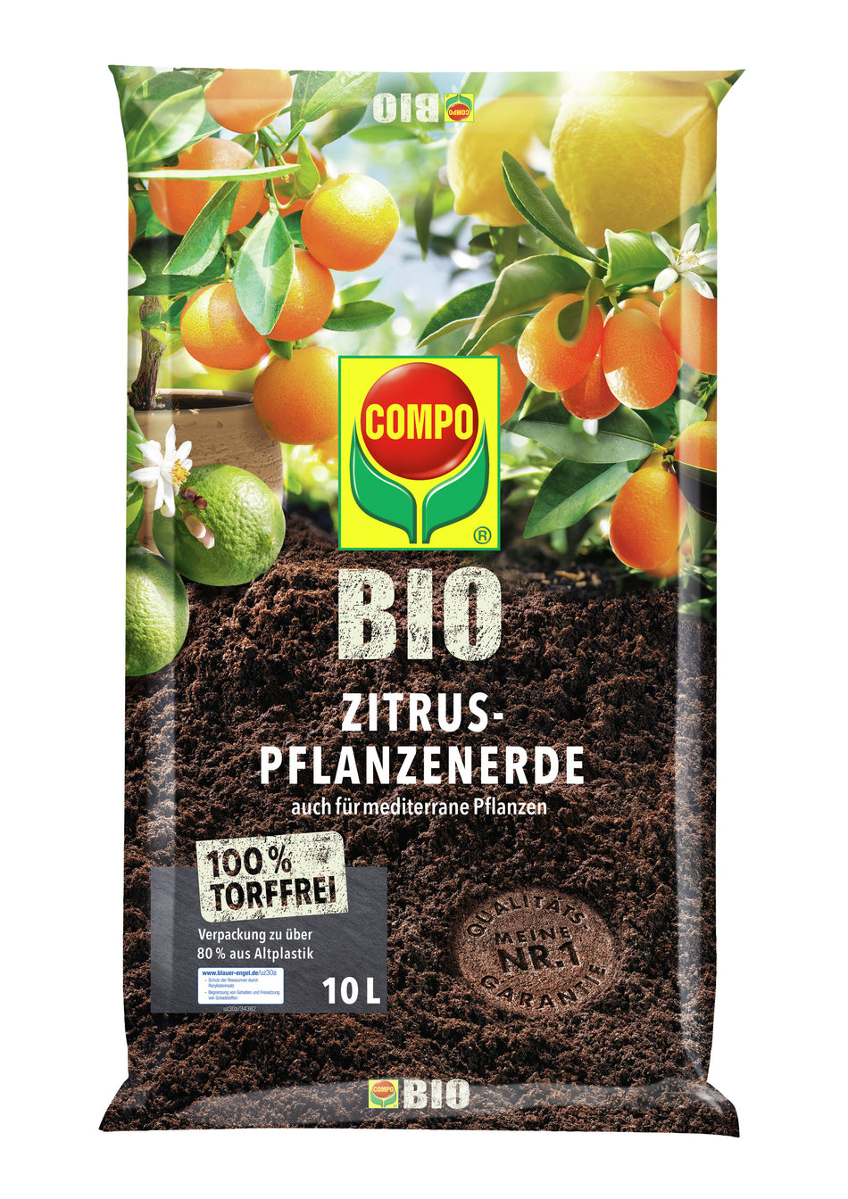 Compo Bio Zitruspflanzerde 10l