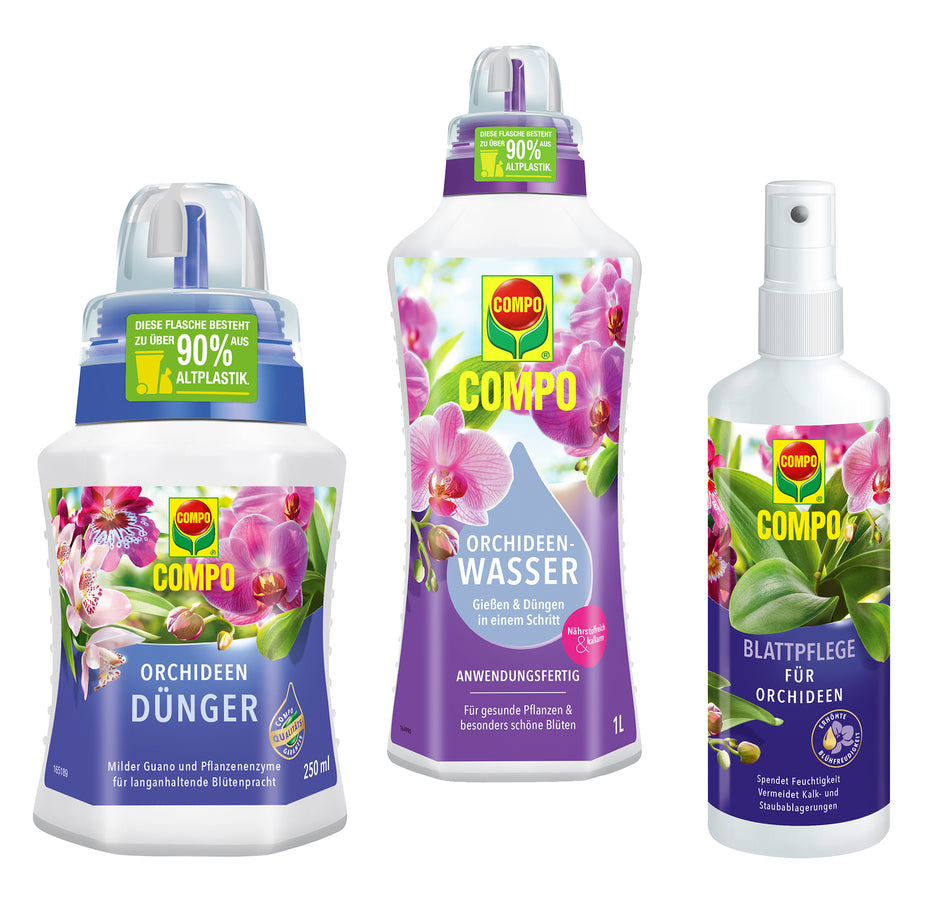 Compo Orchideenerde mit Pflegeset 6,5 Liter Sana