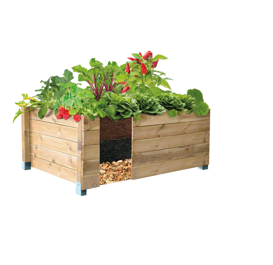 Pro Natur Hochbeet Grundfüllung 50l BIO Grünstempel, stark grobe Struktur