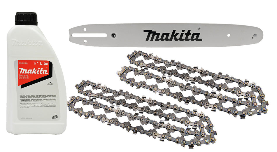 Kettensägen-Zubehör Set Schwert, Sägekette und Öl 35 cm