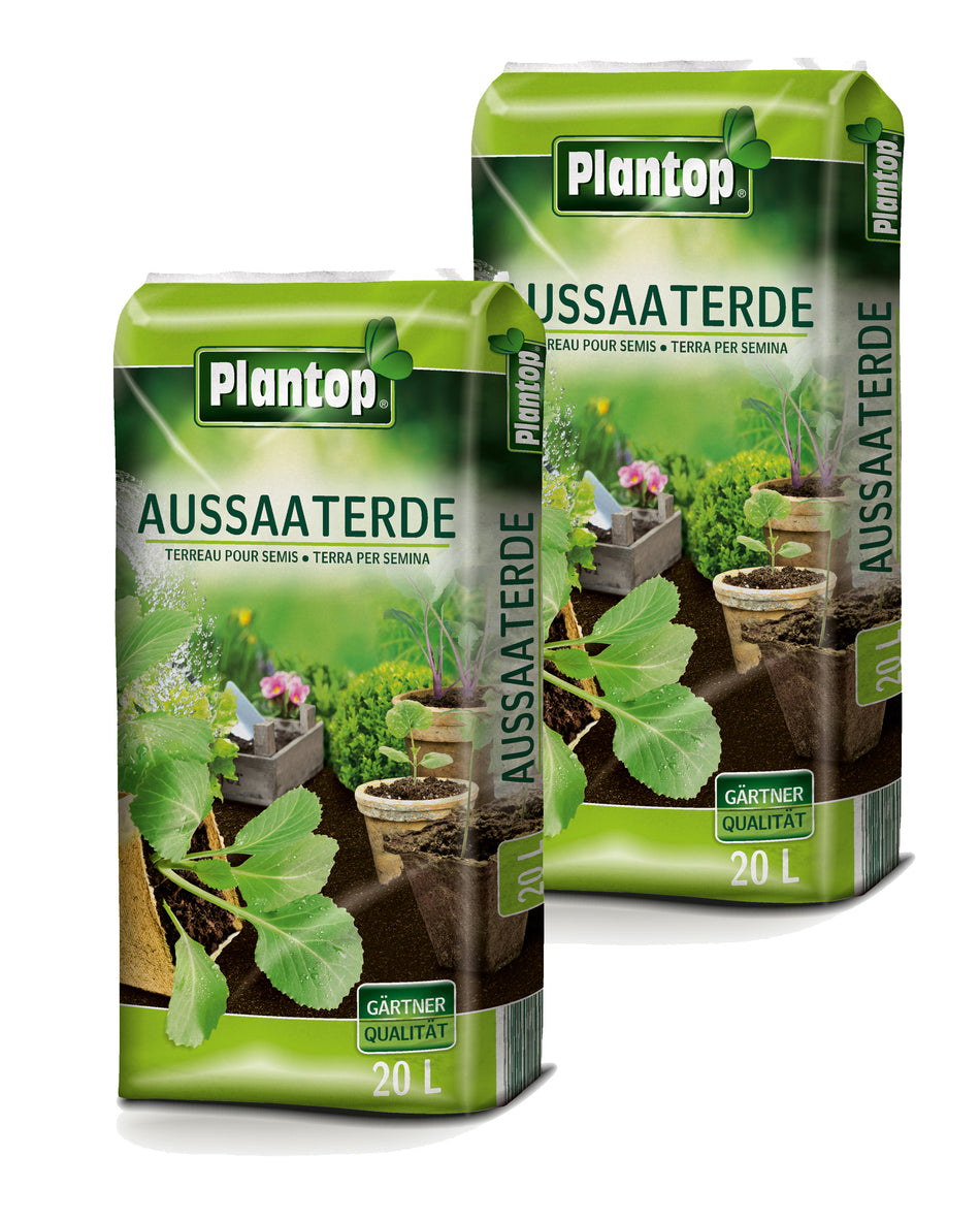 Plantop Aussaaterde 20l 2er Set