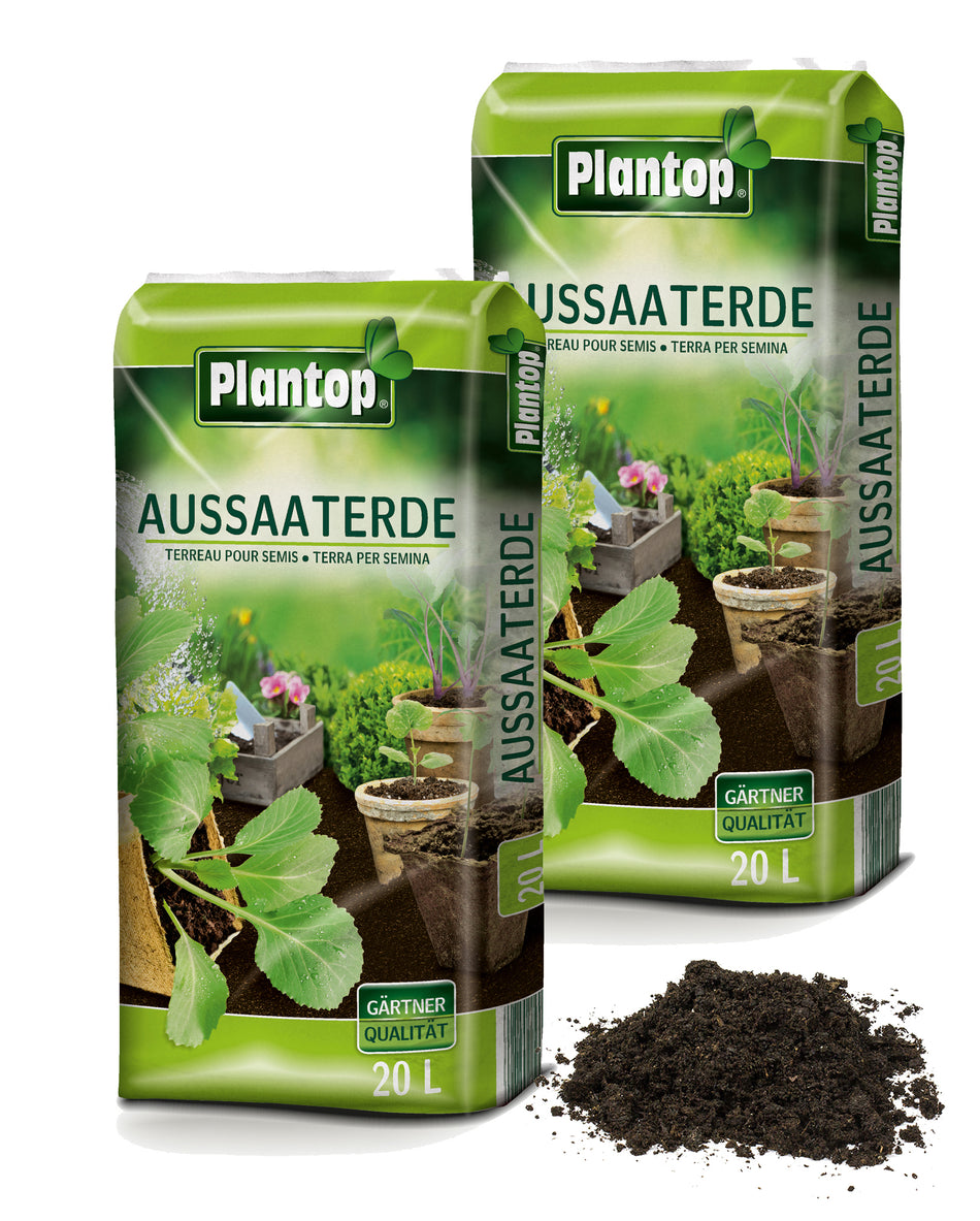 Plantop Aussaaterde 20l 2er Set