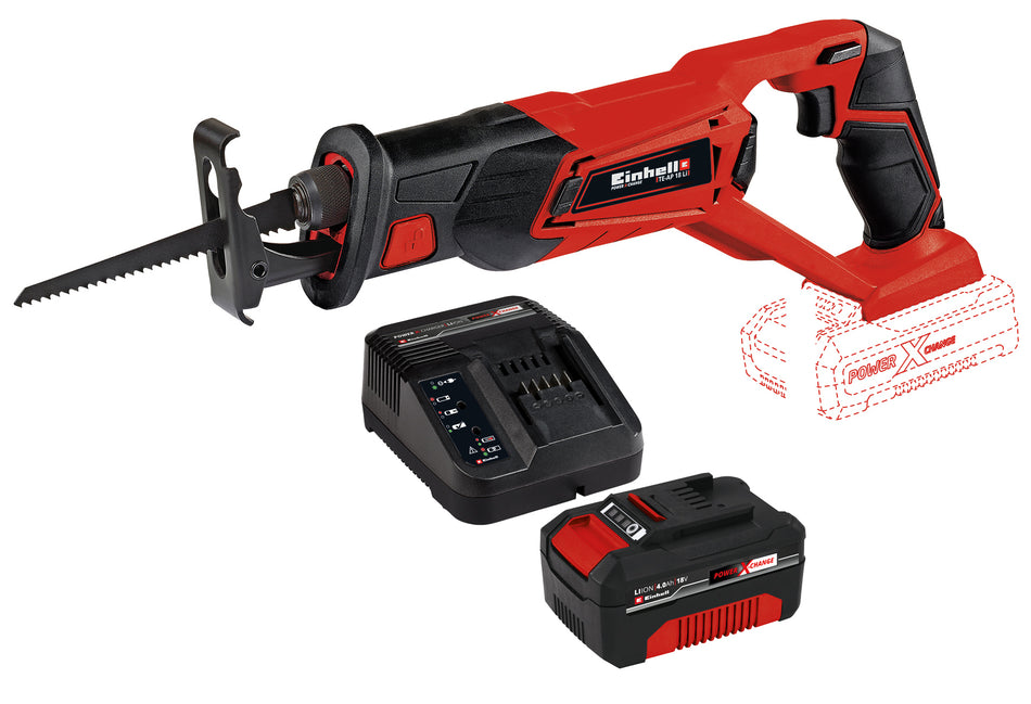 Einhell Akku-Universalsäge TE-AP Set 18 Li mit 4 Ah Akku und Ladegerät