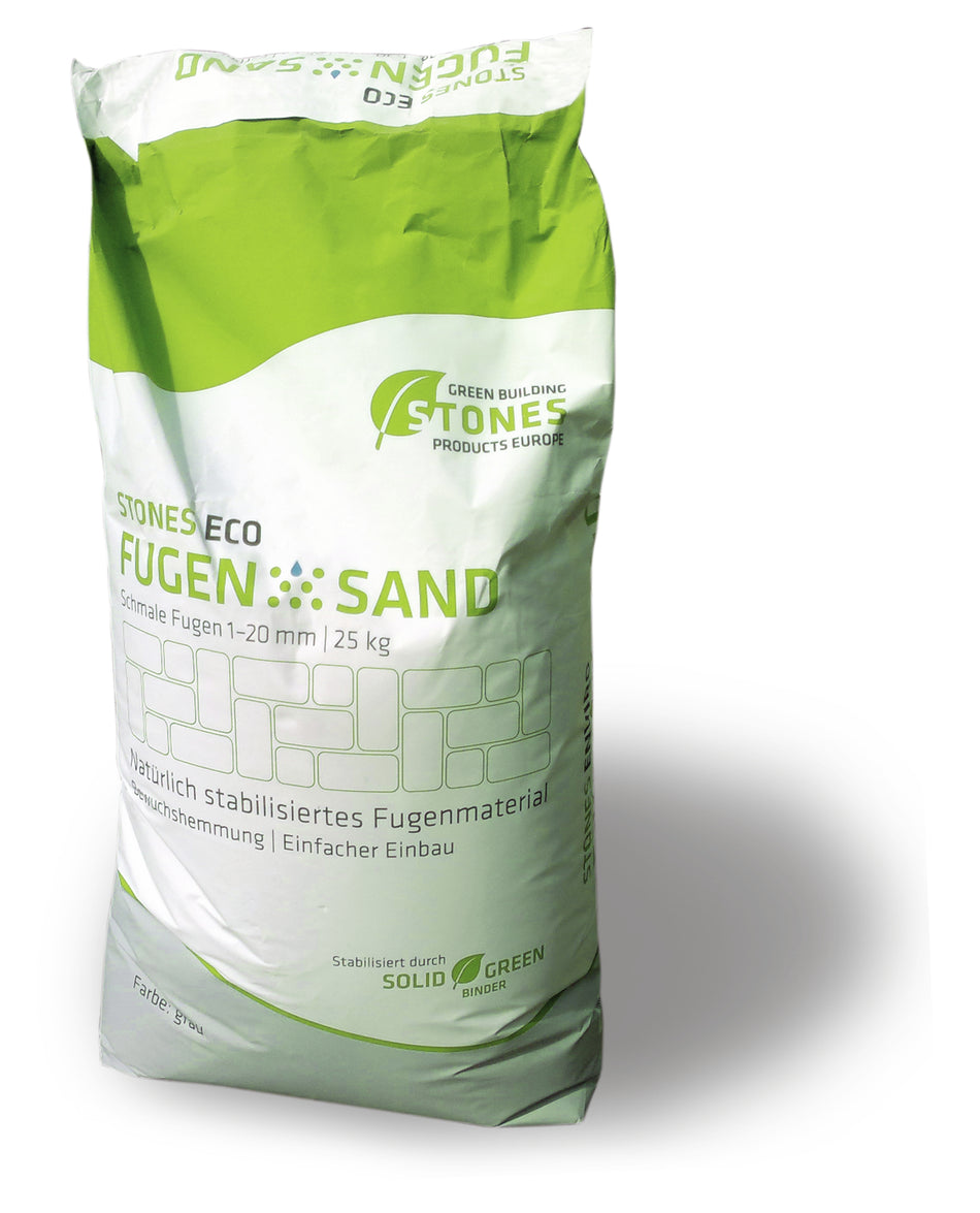 Stones Baustoffe Fugensand 25kg für Fugenbreiten 1-20mm Stones Eco