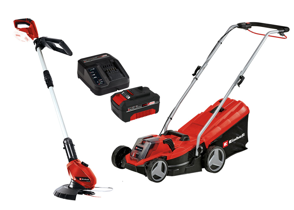 Akku-Rasenmäher 18/33 Li 1x4,0Ah mit Rasentrimmer 30 cm GE-CM