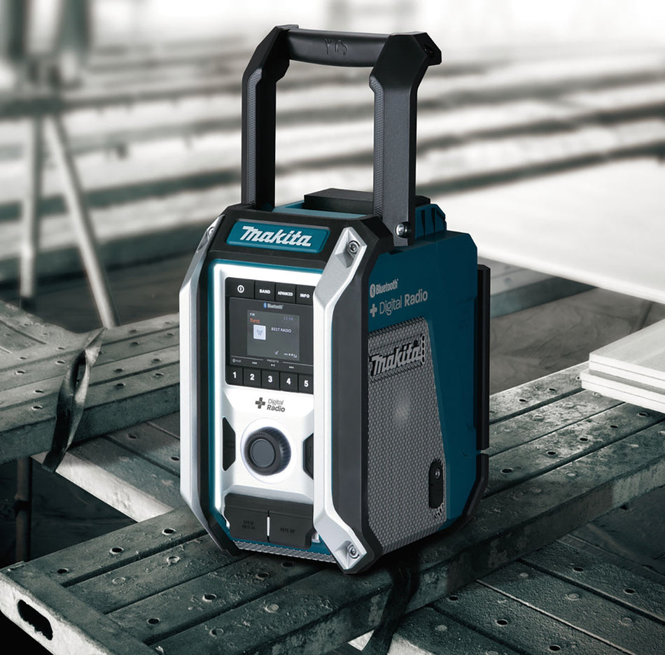 Makita Akku-Baustellenradio ohne Akku und ohne Ladegerät