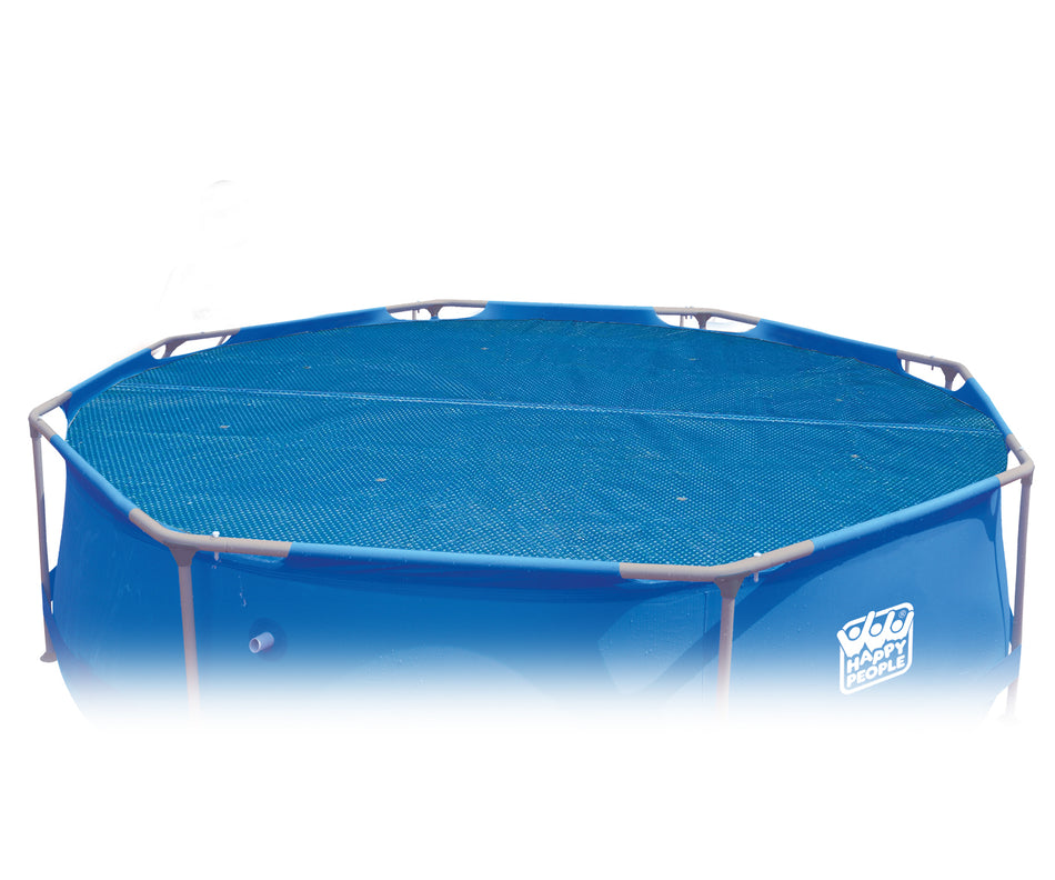 Happy People Solarcover für Stahlrahmenpool blau Ø366cm
