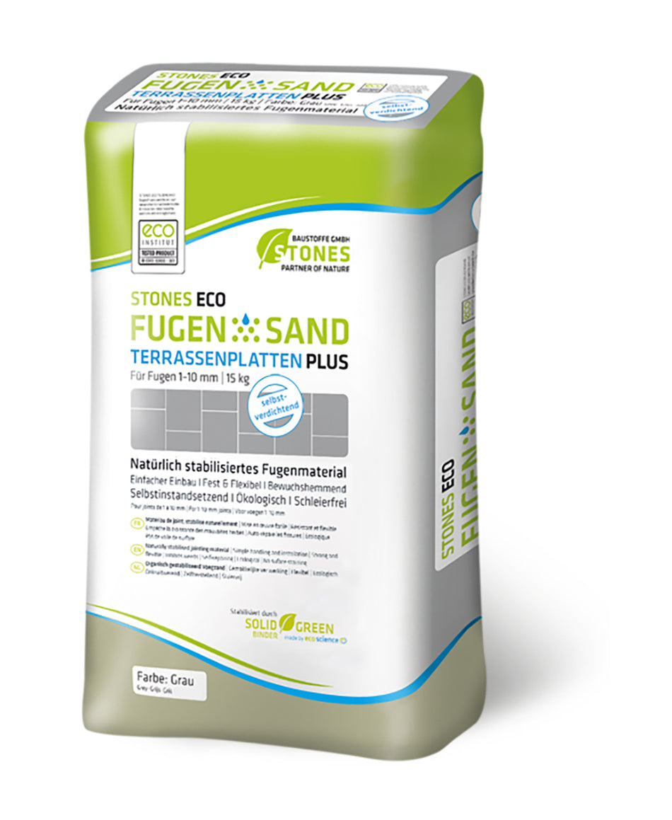 Stones Baustoffe Fugensand 15kg für Fugenbreiten 1-10mm Stones Eco