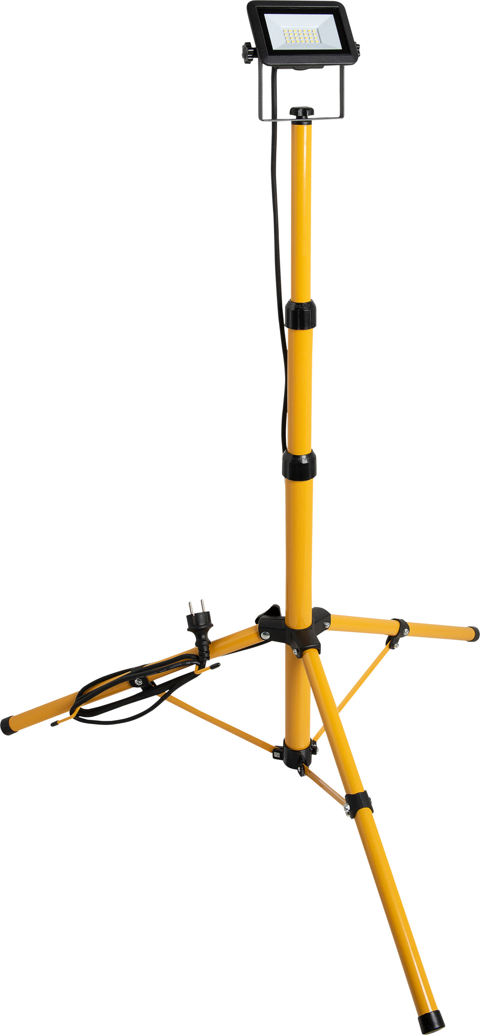 Meister Werkzeug LED-Strahler Stativ 20W schwarz/gelb