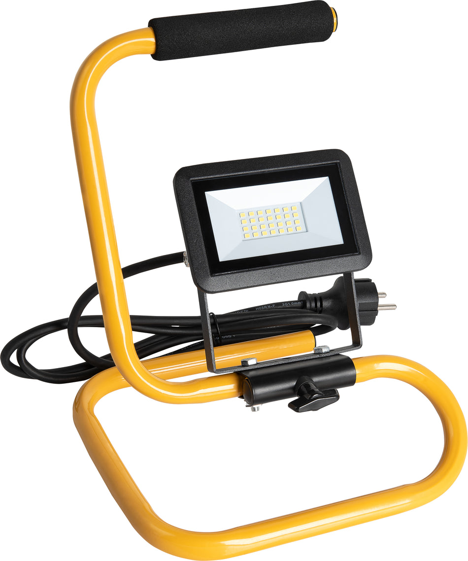 Meister Werkzeug LED-Strahler Standfuß 20Wschwarz/gelb 1800lm 6.500K