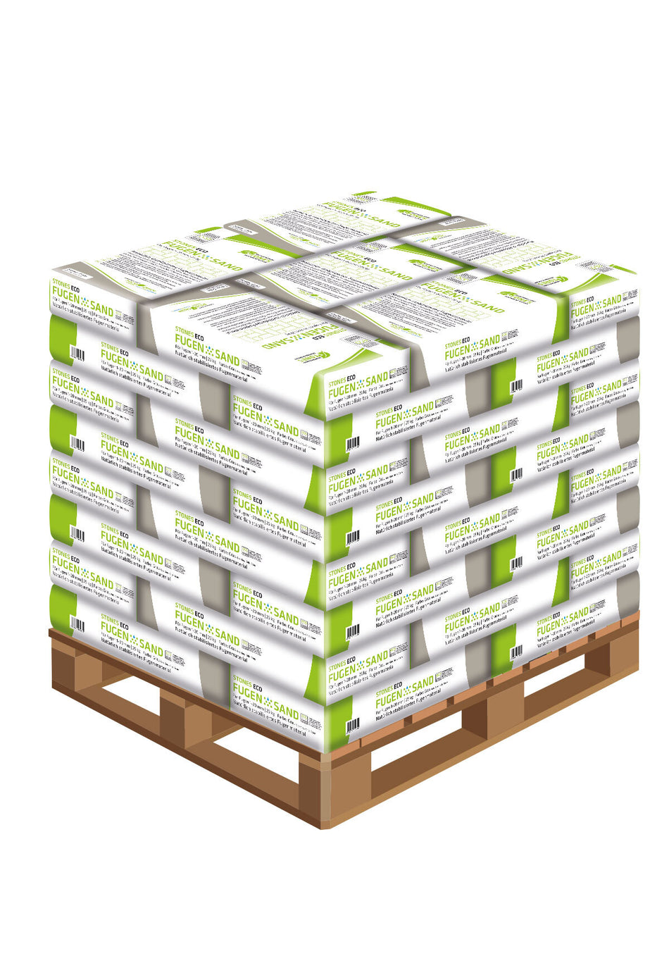 Stones Baustoffe Fugensand 1200kg für Fugenbreiten 1-20mm Stones Eco