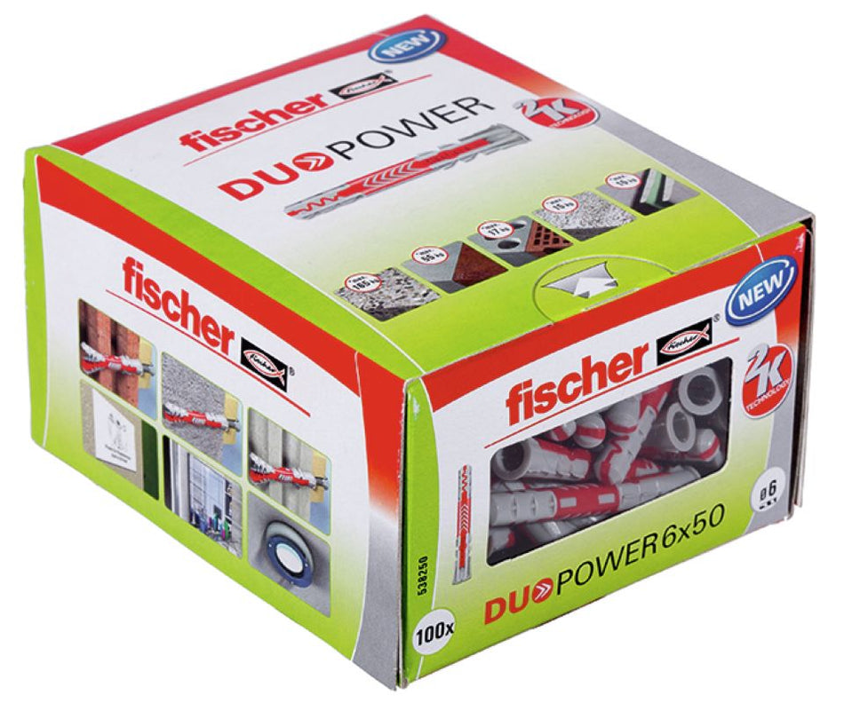 Fischer Universaldübel LD 6x50 mm (100 Stück) Duopower