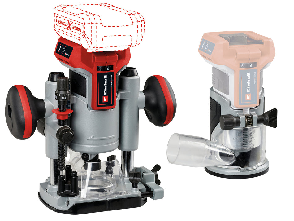 Einhell Akku-Oberfräse TP-RO 18 Set Li BL